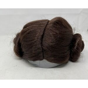 STAR WARS Princess Leia Wig Adult Womens Hair Bun Brown